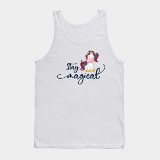 Christmas Unicorn: Stay Magical Tank Top